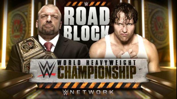 Triple-H-v-Dean-Ambrose-WWE-Roadblock