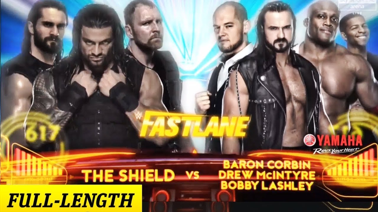 The Shield vs Baron Corbin, Drew Mcintyre & Bobby Lashley